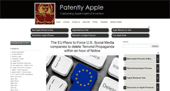Desktop Screenshot of patentlyapple.com